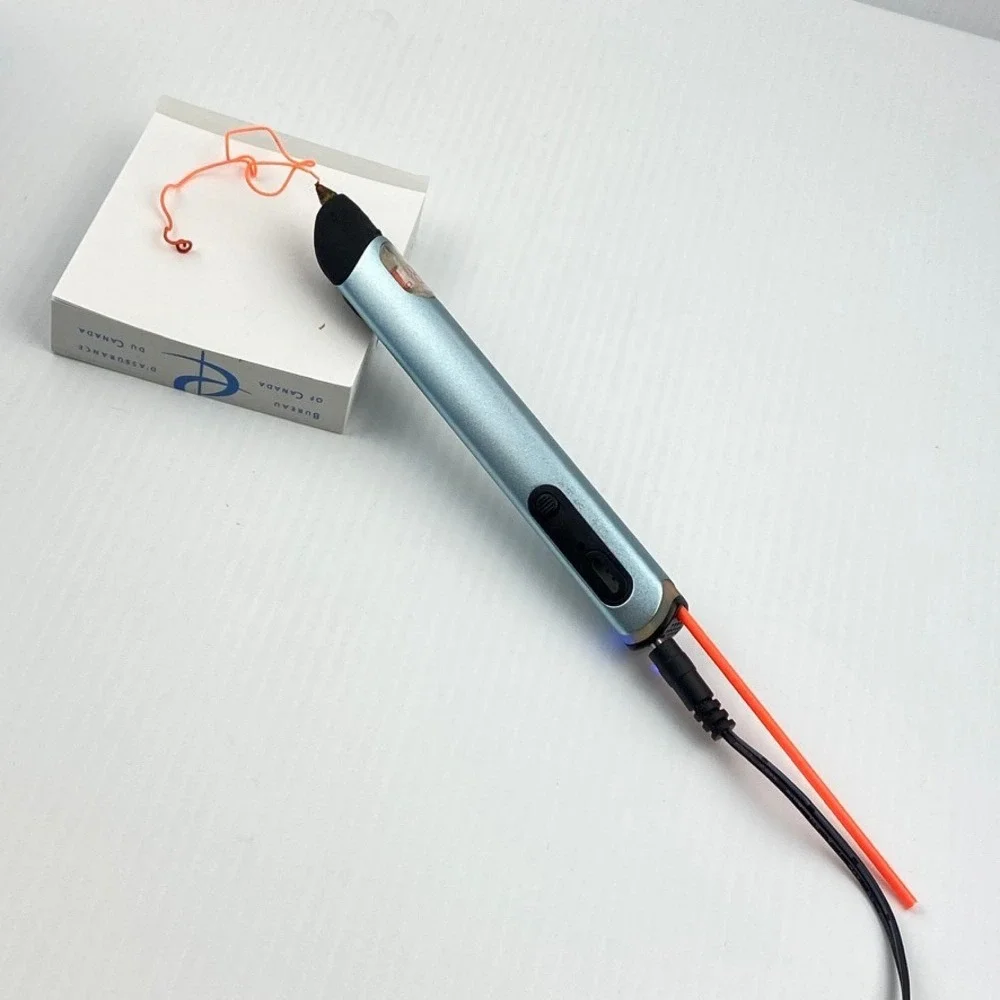 3Doodler Create 3D Printing Pen Powder Blue Aluminum Pen Kit *NO Strands* - Picture 10 of 10